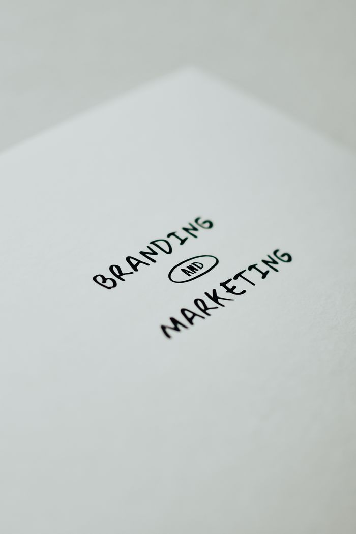 project-01-b Minimalist design presenting branding and marketing copy for business strategy visuals.